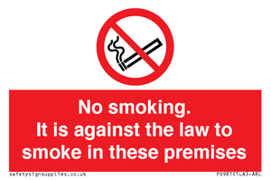 no smoking against the law